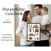 Mama Poster - 6er Collage mit eigenen Fotos