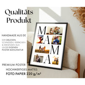 Mama Poster - 6er Collage mit eigenen Fotos