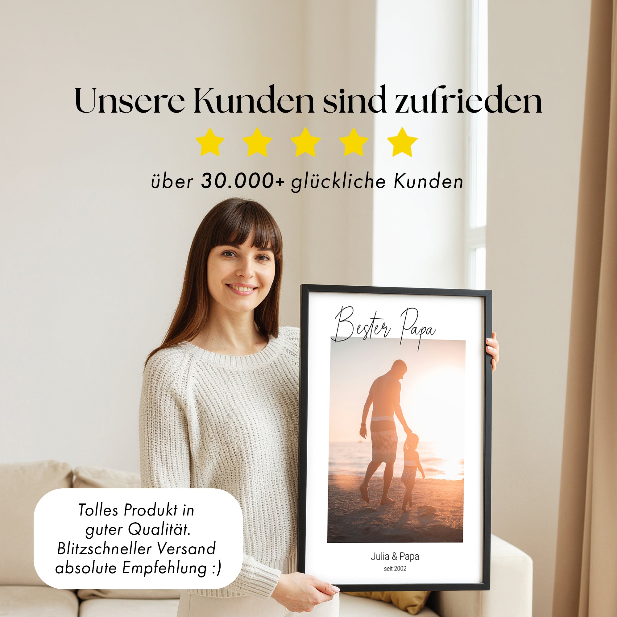 Bester Papa - Fotogeschenk