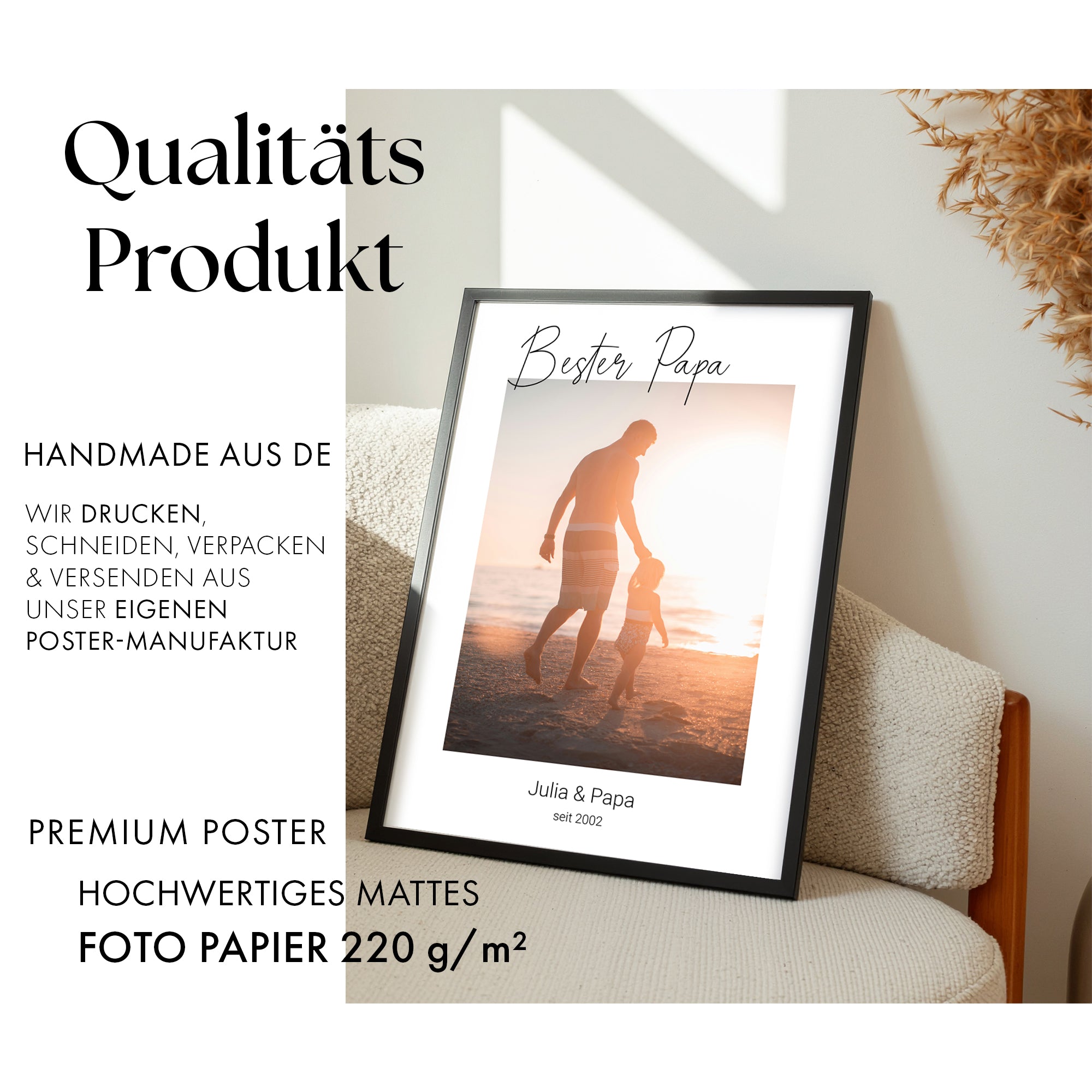 Bester Papa - Fotogeschenk