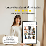 Bester Papa der Welt Foto Collage