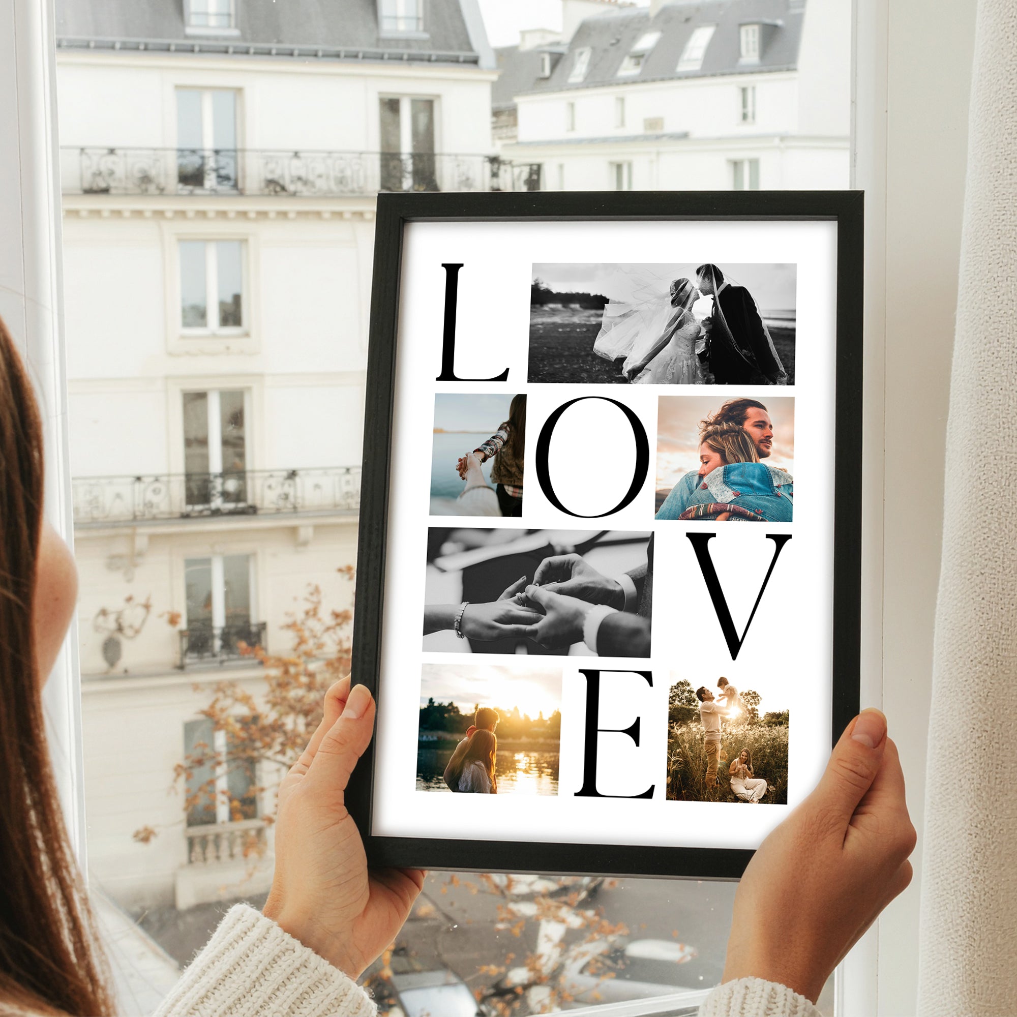 LOVE Foto Collage Personalisiert