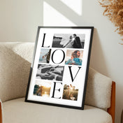 LOVE Foto Collage Personalisiert