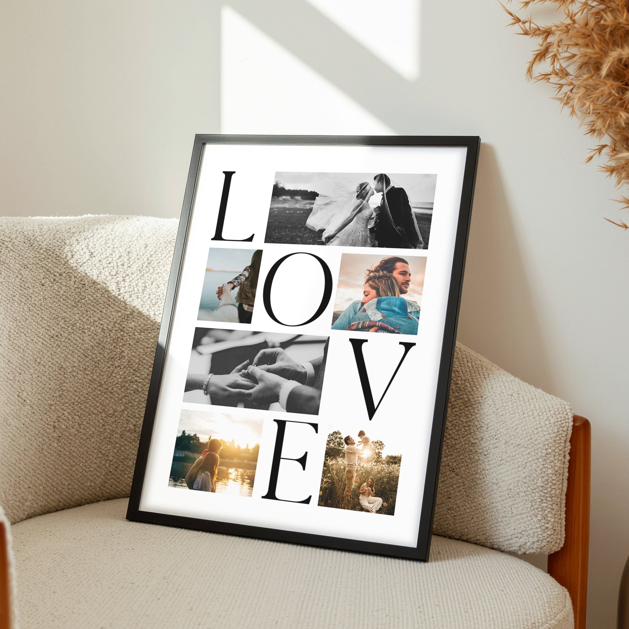 LOVE Foto Collage Personalisiert