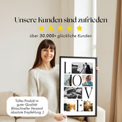 LOVE Foto Collage Personalisiert