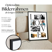 LOVE Foto Collage Personalisiert