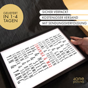 Paare Poster Personalisiert