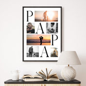 Papa Foto Collage - Vatertag Geschenk