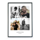 Papa Collage - Personalisiertes Poster