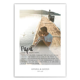 Definition Papa mit Foto - Personalisiert
