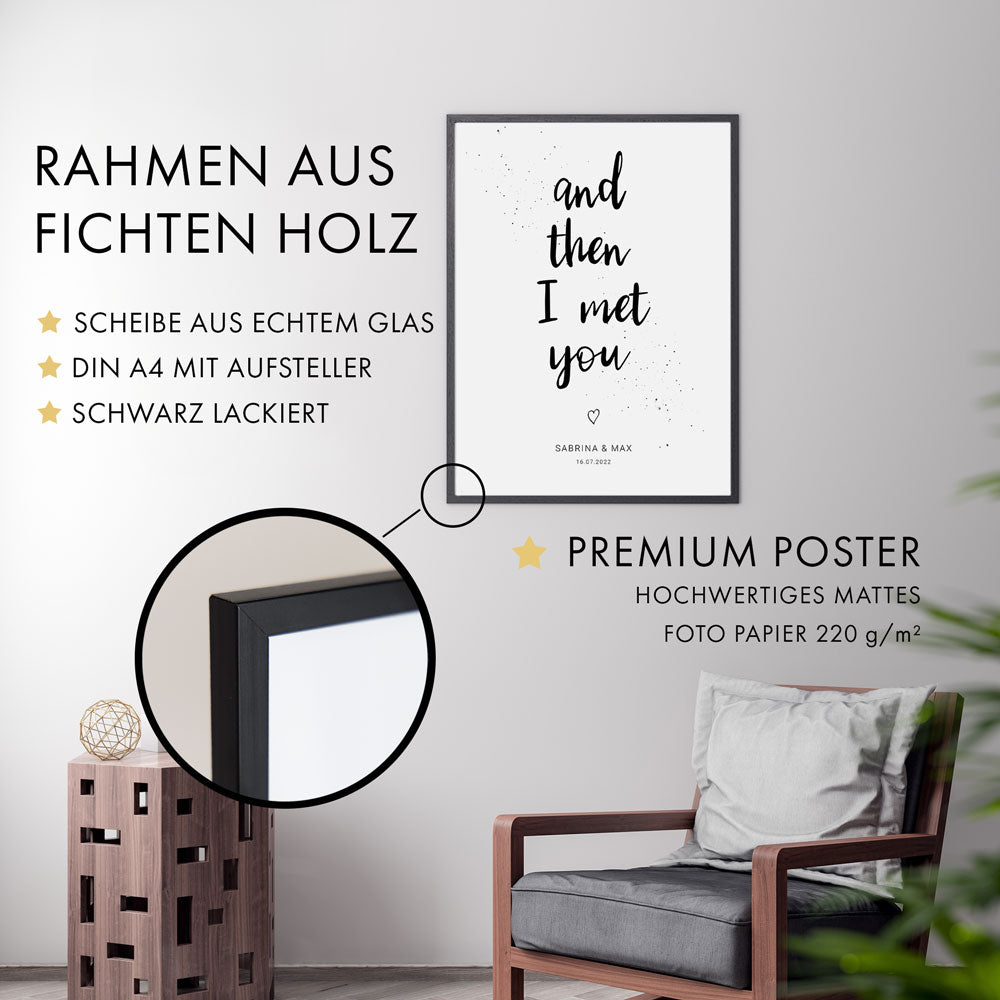 And then I met you | Personalisiert