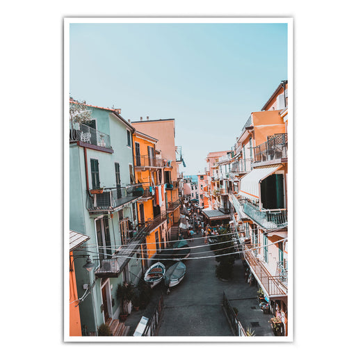 Farbenfroh ans Meer - Italien Poster