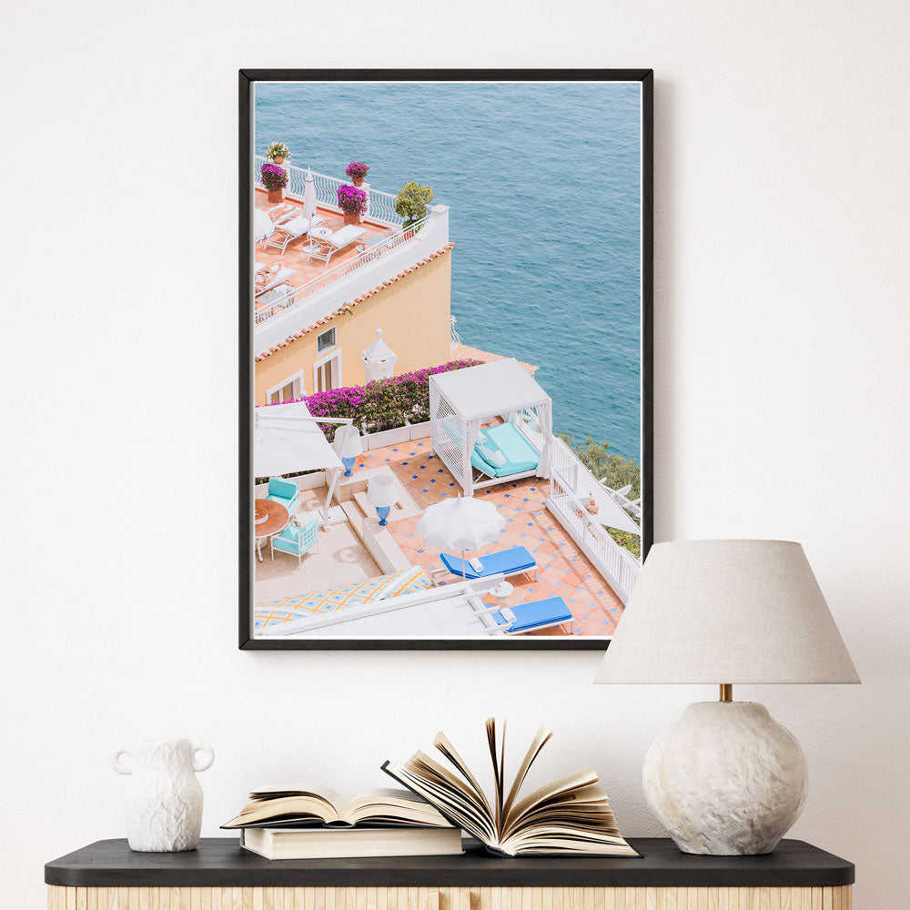 4one-pictures-poster-italien-amalfi-kueste-hell-pastell-farben-farbenfroh-terasse-ocean-meer-wohnzimmer-1.jpg