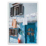 Blaue Tür - Italien Poster