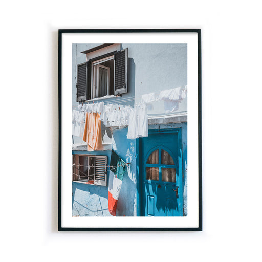 Blaue Tür - Italien Poster