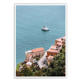 Katamaran an der Amalfiküste - Italien Wandbild