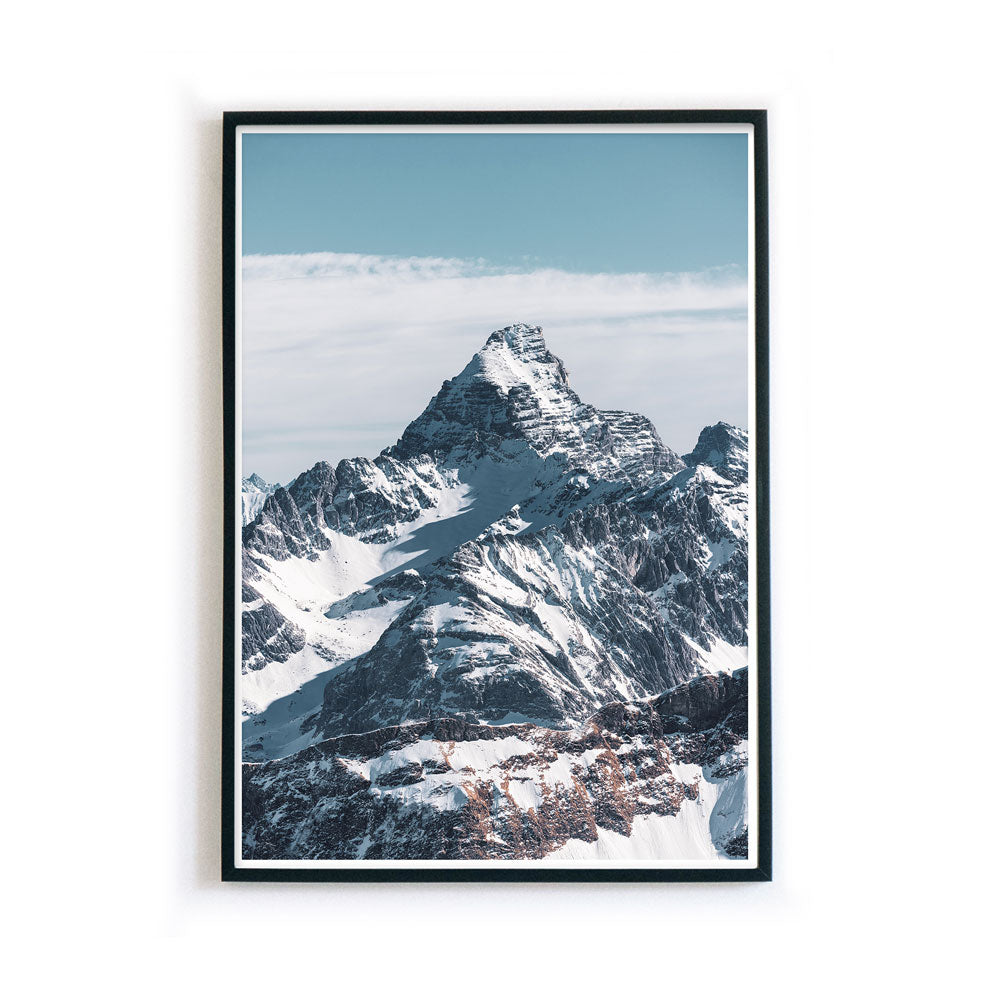 Der Berg ruft - Winter Natur Poster