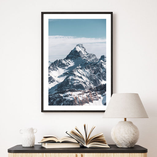 Der Berg ruft - Winter Natur Poster