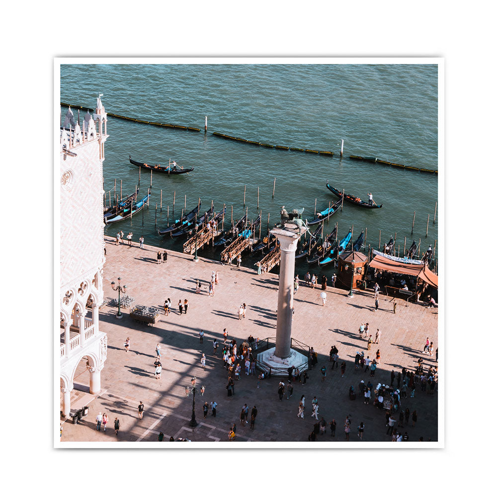 Italienischer Platz am Meer Bild - Venedig