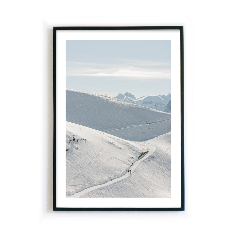 Gipfel Wanderung - Natur Poster
