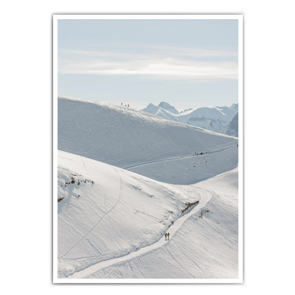 Gipfel Wanderung - Natur Poster