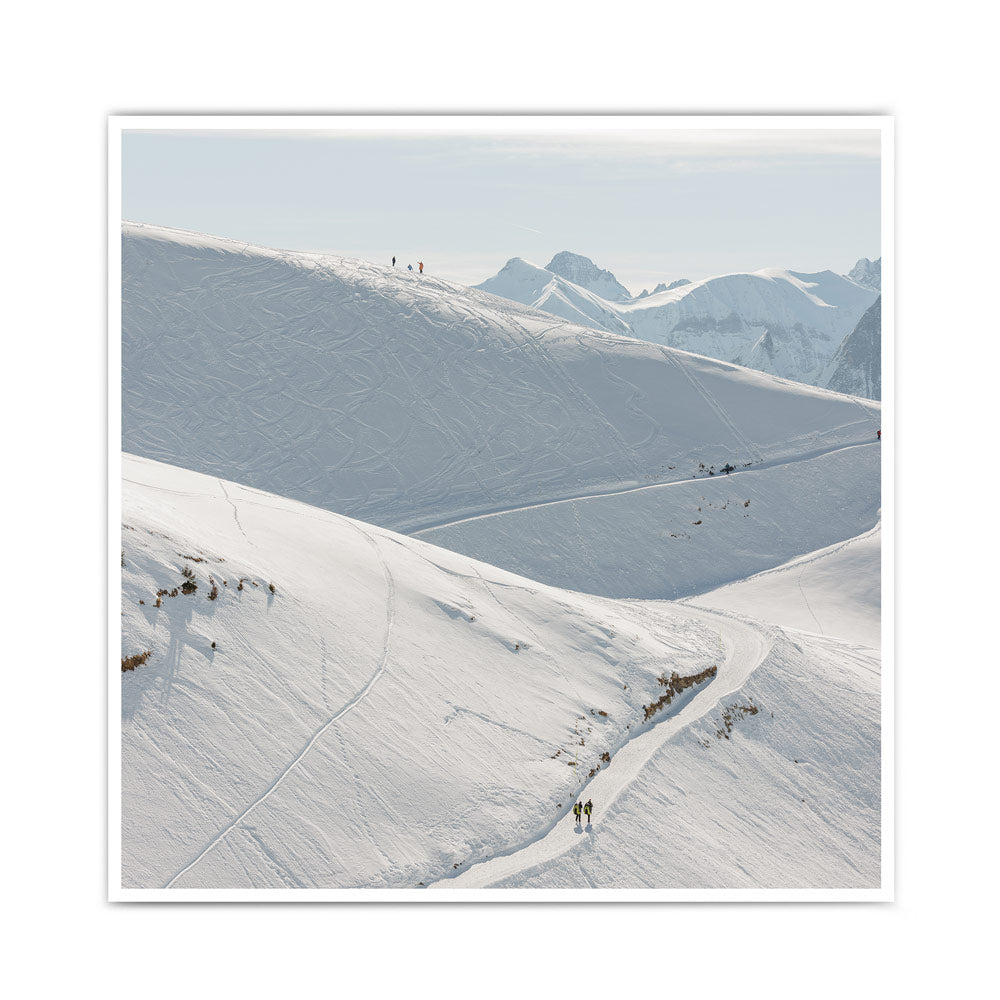 Gipfel Wanderung - Natur Poster