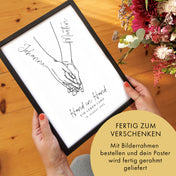 Hände zum Jahrestag Personalisiert