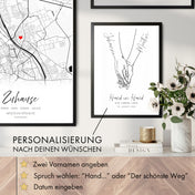 Hände zum Jahrestag Personalisiert