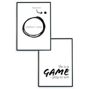 Comfort Zone & Game - Motivation Poster