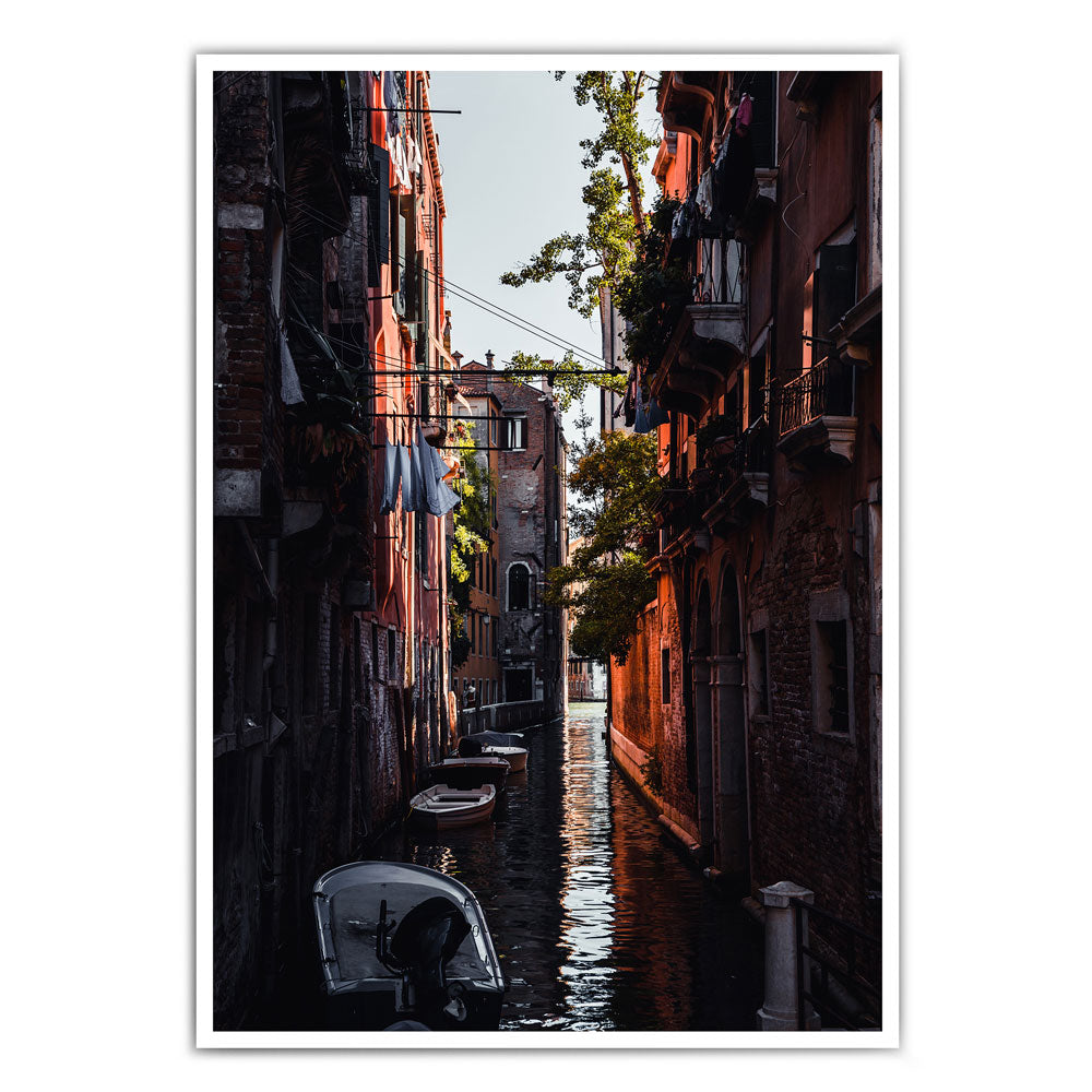 Wasserstraße in Venedig - Italien Bild