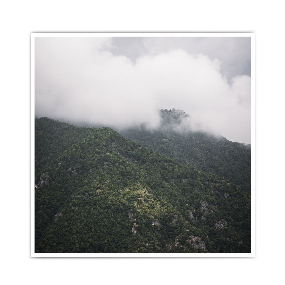 Wald am Berg - Natur Poster