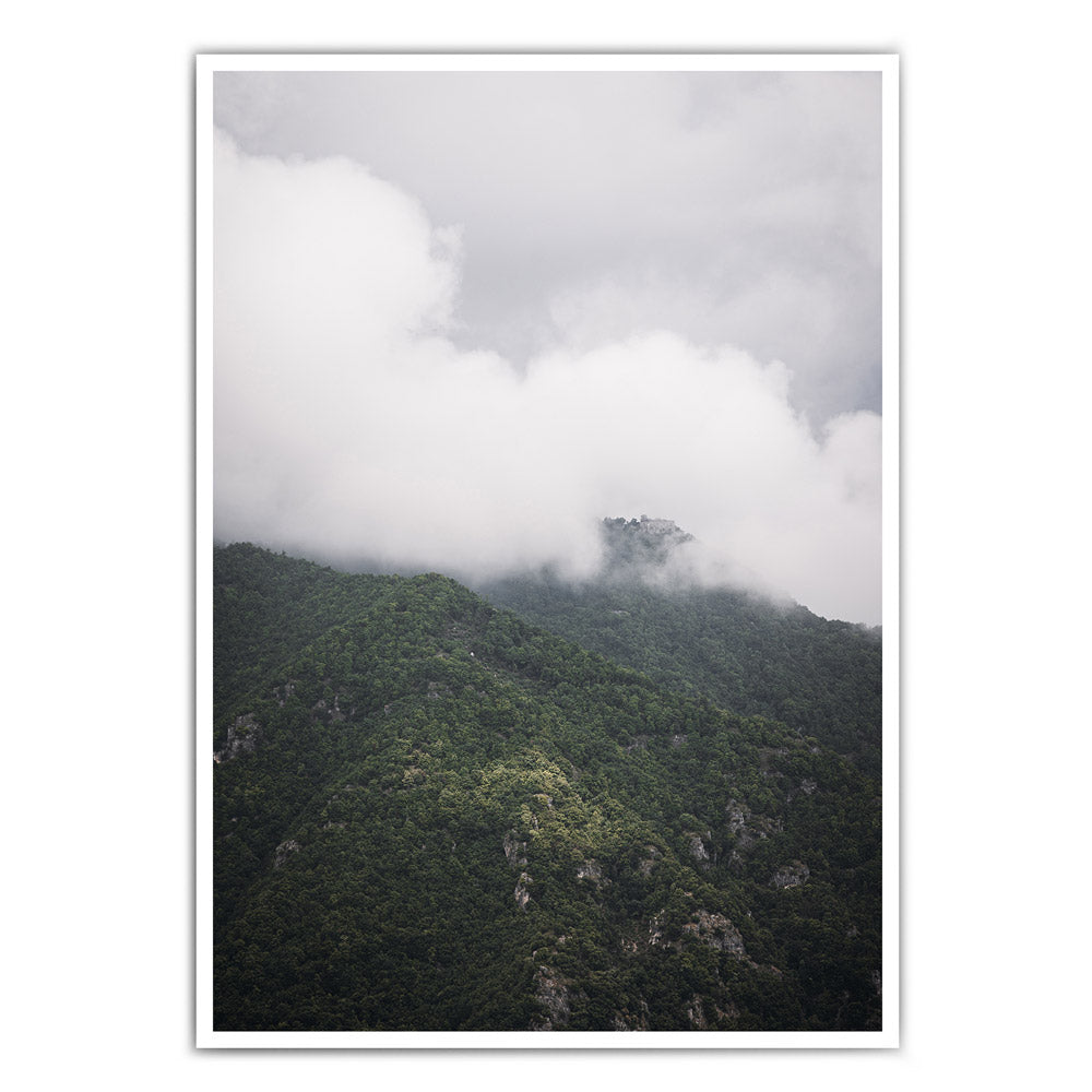 Wald am Berg - Natur Poster