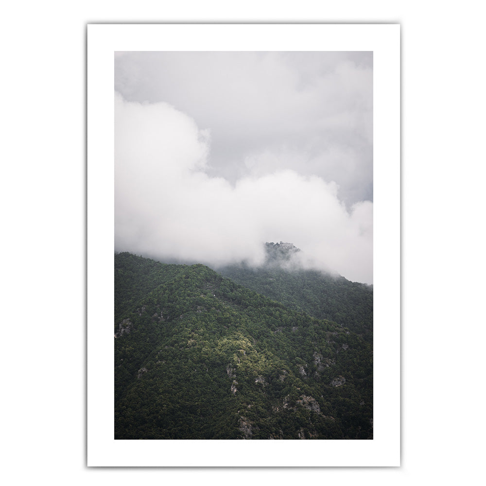 Wald am Berg - Natur Poster