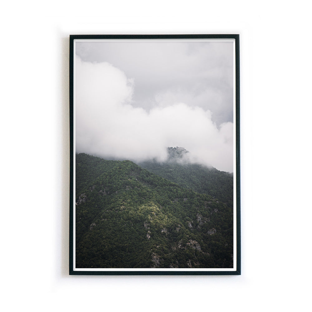 Wald am Berg - Natur Poster