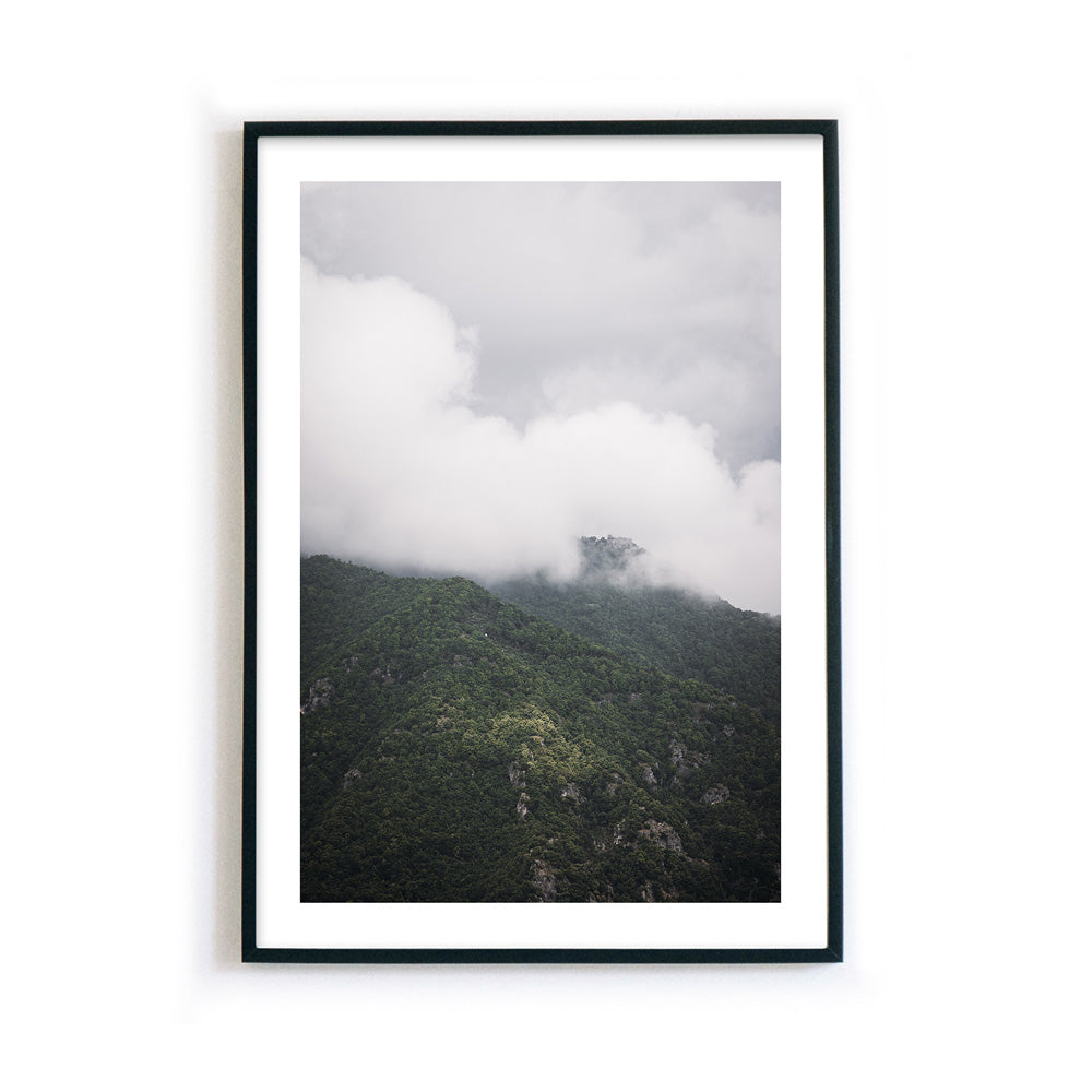 Wald am Berg - Natur Poster