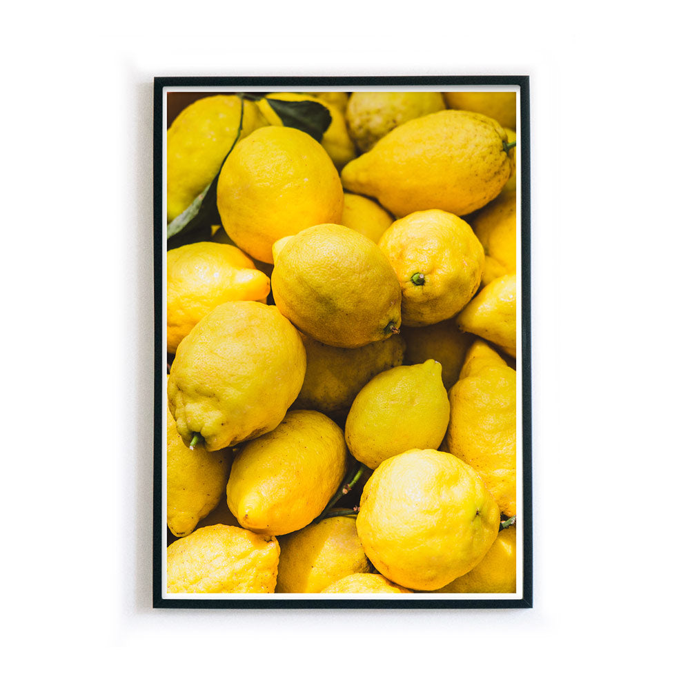 Zitronen aus Italien - Küchenposter