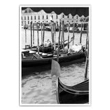 Venedig Schwarz Weiß - Italien Bild