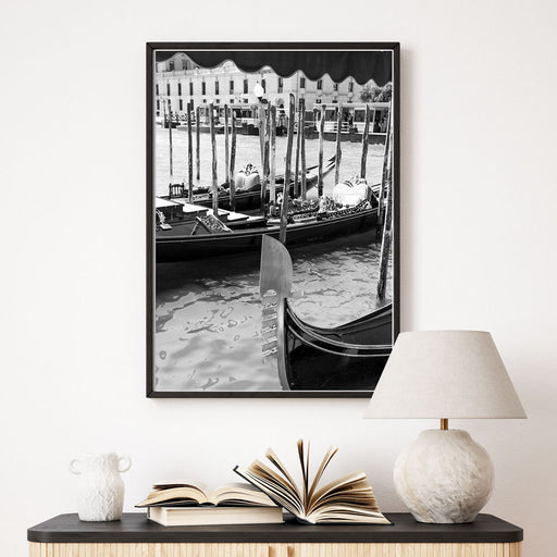Venedig Schwarz Weiß - Italien Bild
