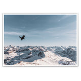 Winter Berg Bird - Natur Poster