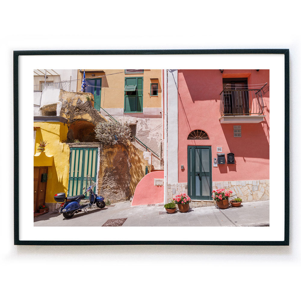 Bunte Häuser - Italien Poster