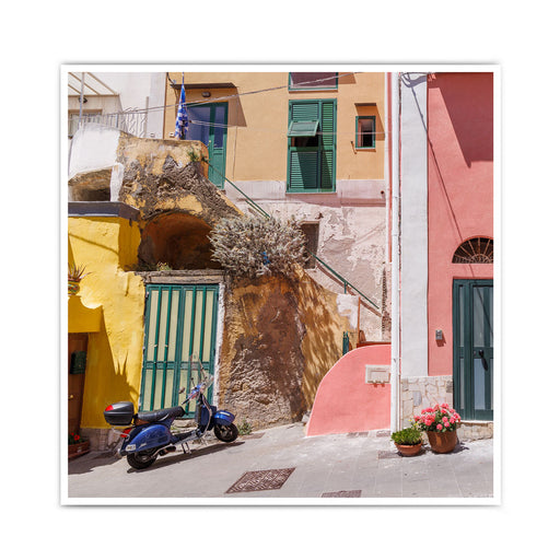 Bunte Häuser - Italien Poster