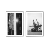 Kräne & Elbphilharmonie - Hamburg Poster