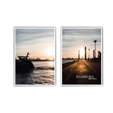 Hamburg Facts am Hafen - Poster Set