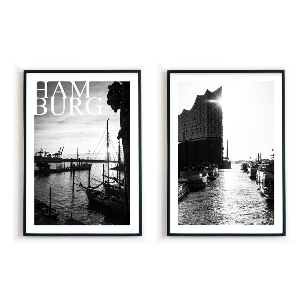 Hamburger Hafen Bilder Schwarz Weiß