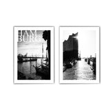 Hamburger Hafen Bilder Schwarz Weiß