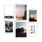 Romantisches Hamburg - Poster Set