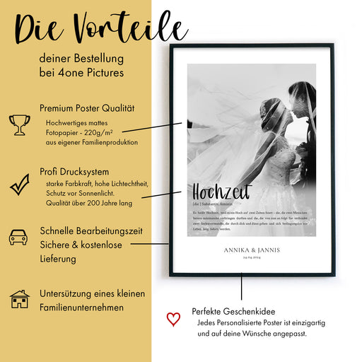 Definition Hochzeit mit Foto Personalisiert