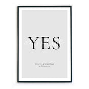 Always YES | Personalisiertes Geschenk Hochzeit