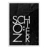 Paper Schön Hier Poster