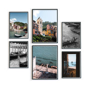 Mit dem Boot durch Italien - Poster Set